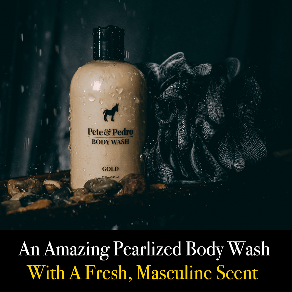 Pete & Pedro GOLD - Leather Body Wash: Gold Only $19