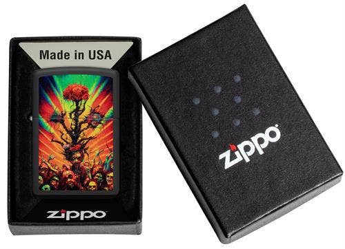 Scorpio Posters Scorpio Posters - Abstract Zombie Design Zippo Lighter