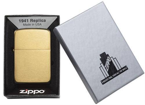 Scorpio Posters Scorpio Posters - Brushed Brass Solid - Zippo Lighter