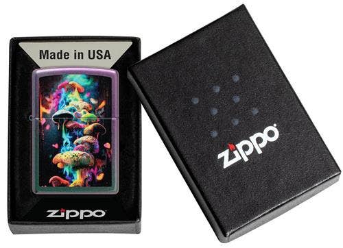 Scorpio Posters Scorpio Posters - Mushrooms Design Zippo Lighter