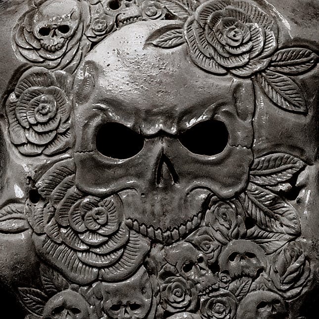 Skull Bliss Ram Skull Gray Thorn - Skull Bliss