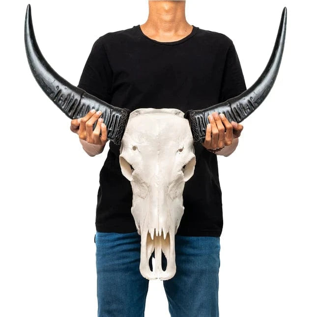 Skull Bliss Skull White Storm - Buffalo Skull Bliss