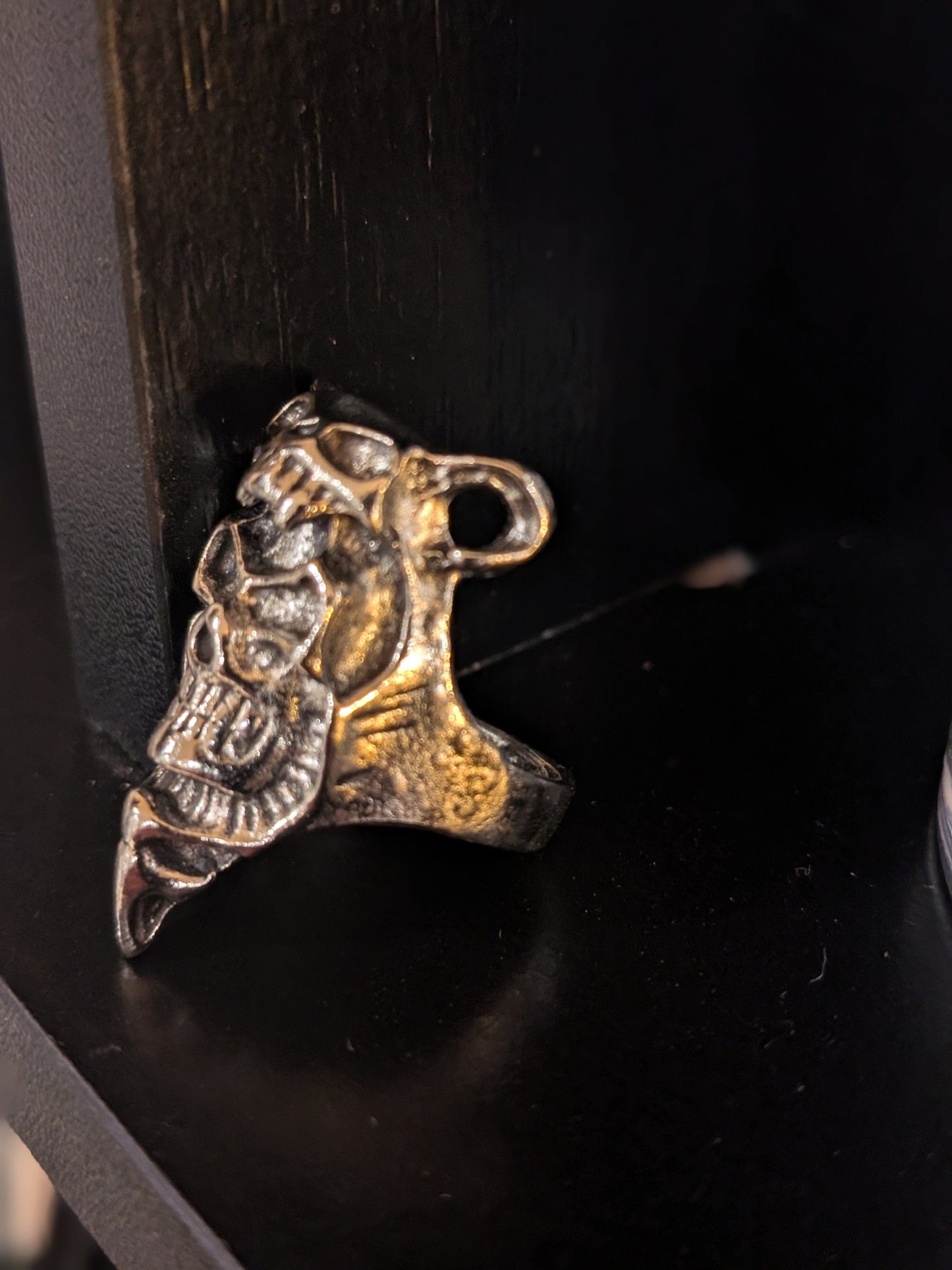 Sparkles for Smiles Mens Rings Plague Doctor Skull Ring
