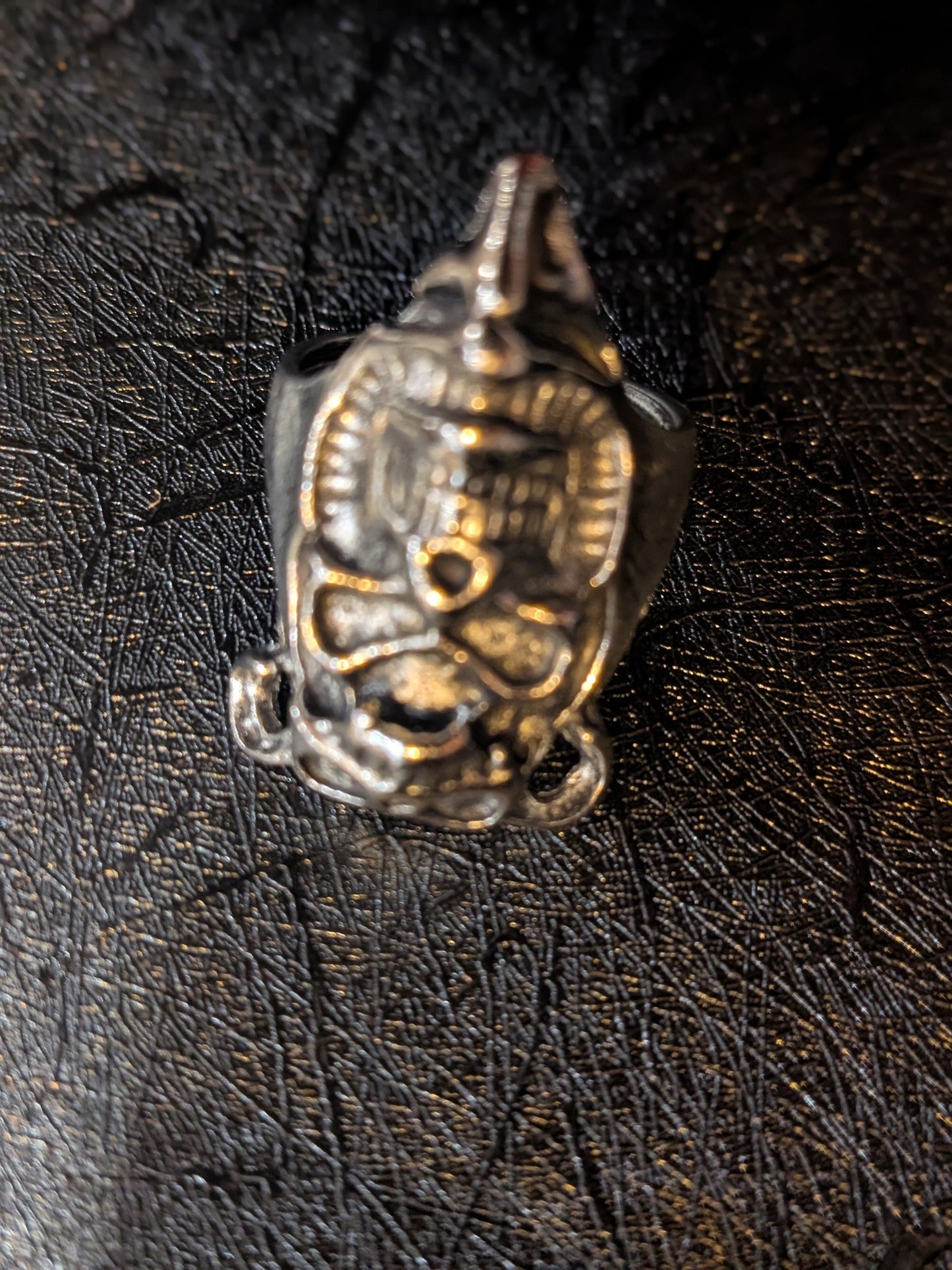 Sparkles for Smiles Mens Rings Plague Doctor Skull Ring