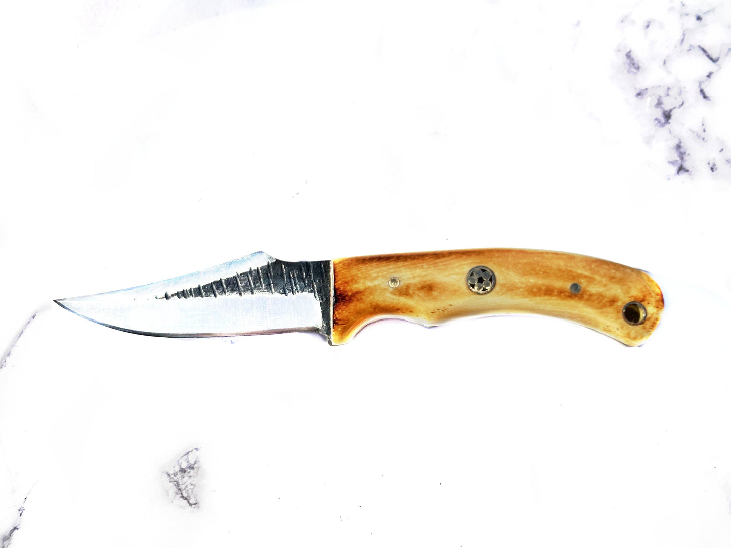 Titan International Damascus Knife Titan International - Carbon Skinning/hunting Knife Tc-59