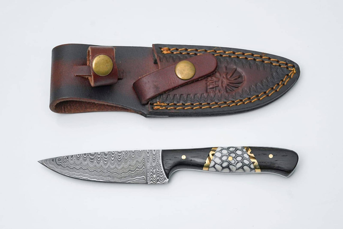 Titan International Titan International - Titan HexForge Damascus Utility Knife