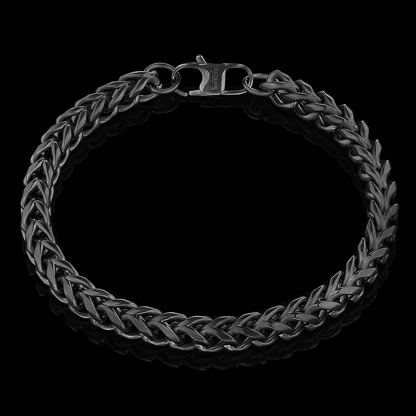 West Coast Jewelry West Coast Jewelry - Invicta Jewelry Franco Chain Steel Bracelet (6mm) 8.5": Gold