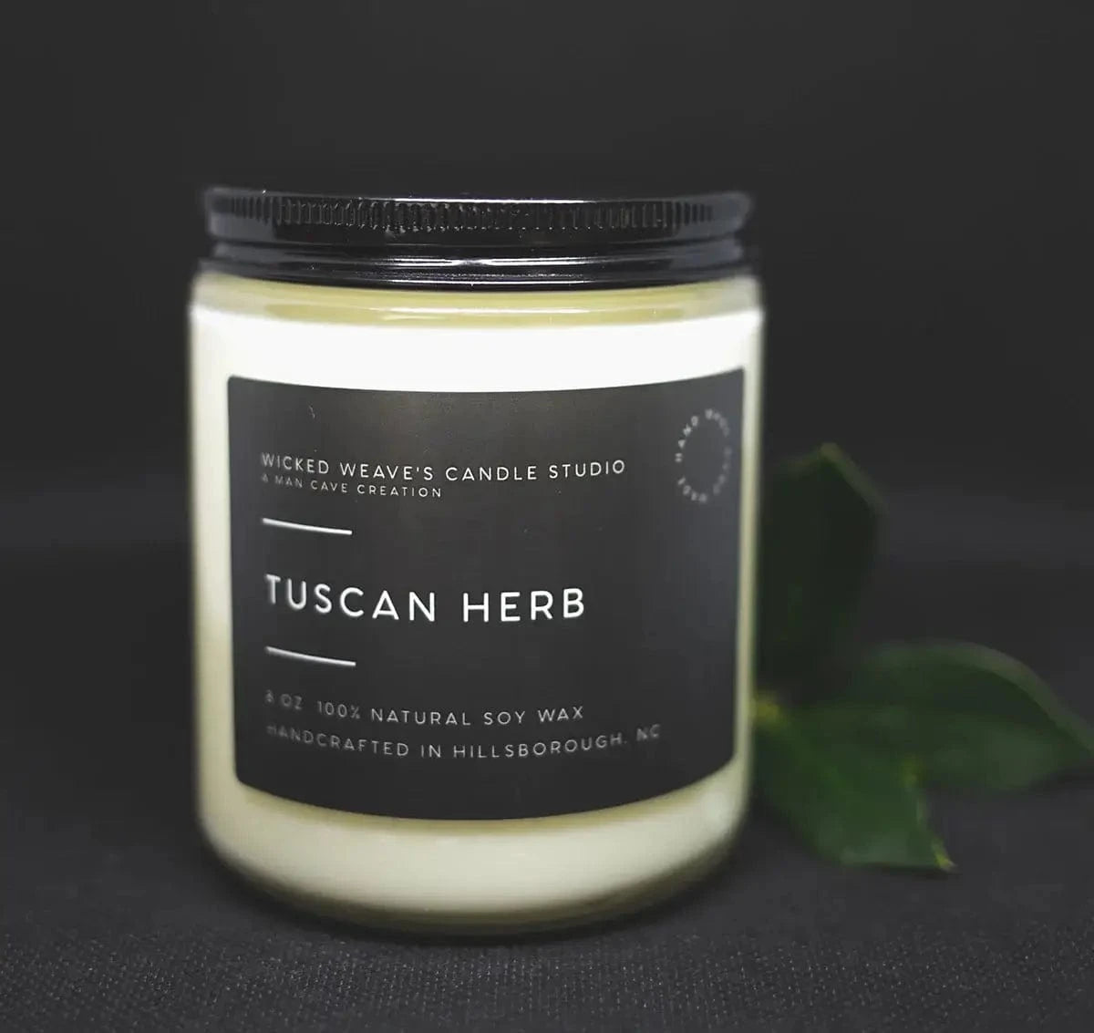 Wicked Weave’s Candle Studio Wicked Weave’s Candle Studio - Tuscan Herb Soy Wax Candle (3 Size Options): 2.4oz Wax melt