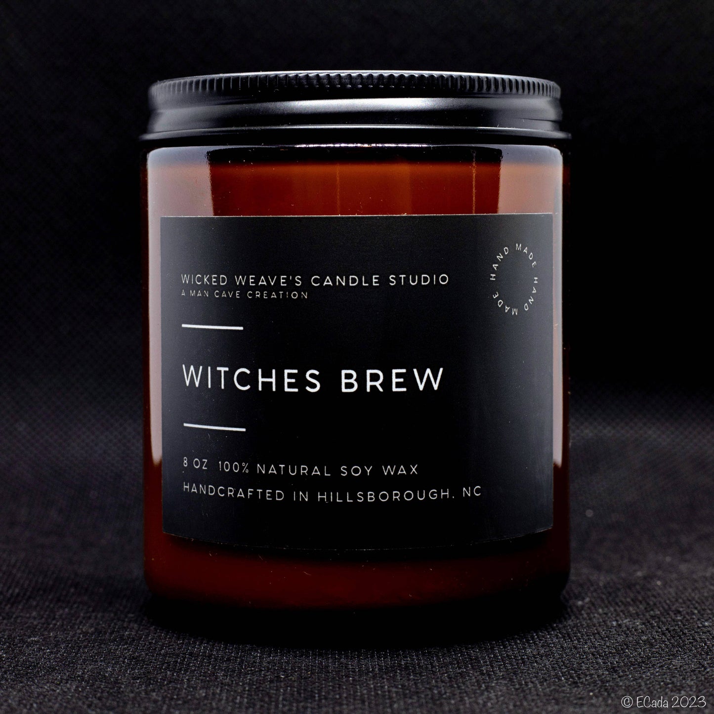 Wicked Weave’s Candle Studio Witches Brew Soy Wax Candle (3 Size Options): 8 oz Candle
