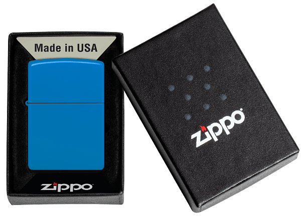 Zippo Benhalex - Zippo Sky Blue Matte Base Model Lighter #48628