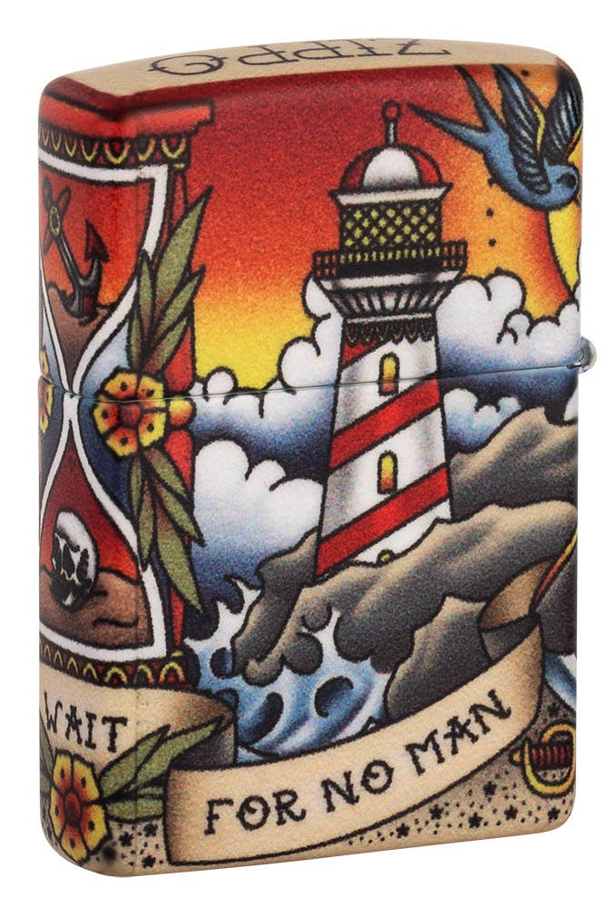 Zippo Zippo - Nautical Tattoo Design