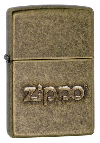 Zippo Zippo - Zippo Stamp Antiqued Brass