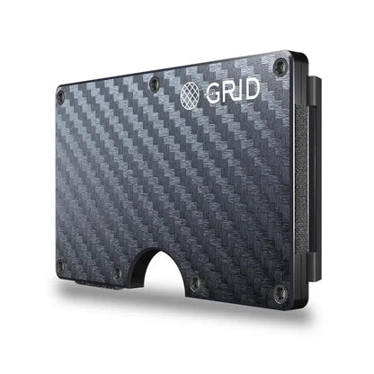 GRID Wallet Carbon Fiber / Carbon Fiber / 3.38"L x 2.12"W x 0.23"H Carbon Fiber - GRID Wallet