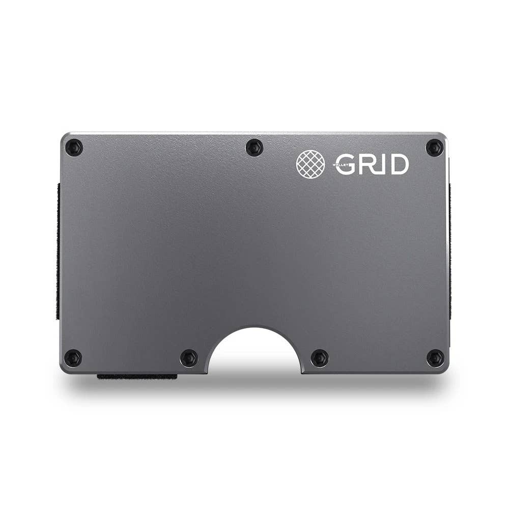 GRID Wallet Titanium / Titanium / 3.38"L x 2.12"W x 0.23"H Titanium - GRID Wallet