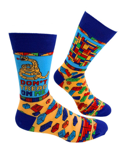 Fabdaz Fabdaz - Don't Tread On Me Men's Novelty Crew Socks