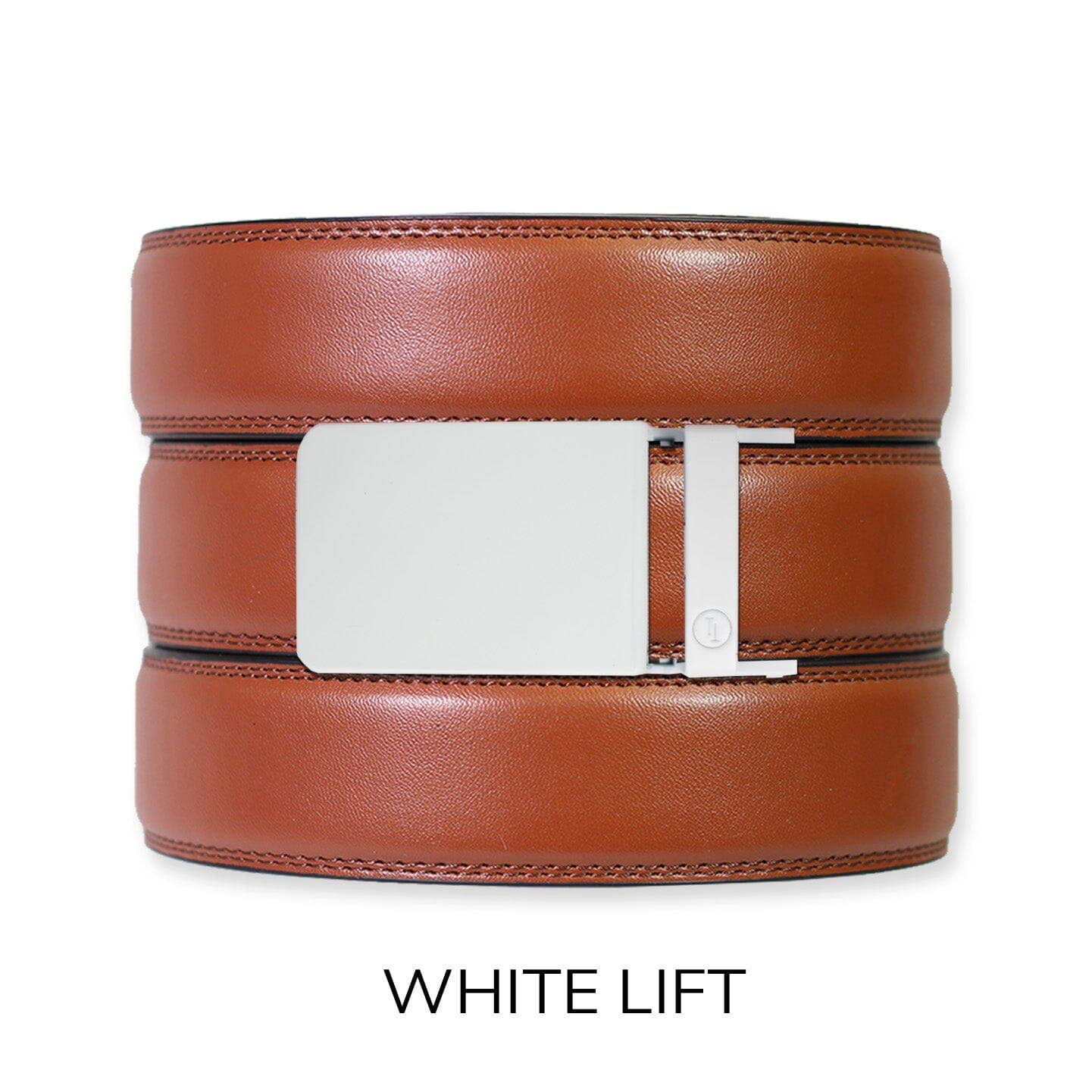 Tough Apparel Tough Apparel - Chili Brown Leather Ratchet Belt & Buckle Set: Copper