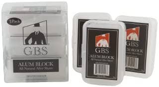 GENTS FINE GROOMING PRODUCTS GENTS FINE GROOMING PRODUCTS - GBS 3 Pack Alum Block