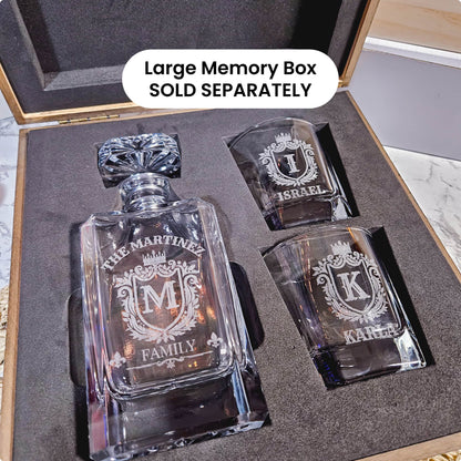 MakerFlo - 2 Glass Decanter Set: Single Set