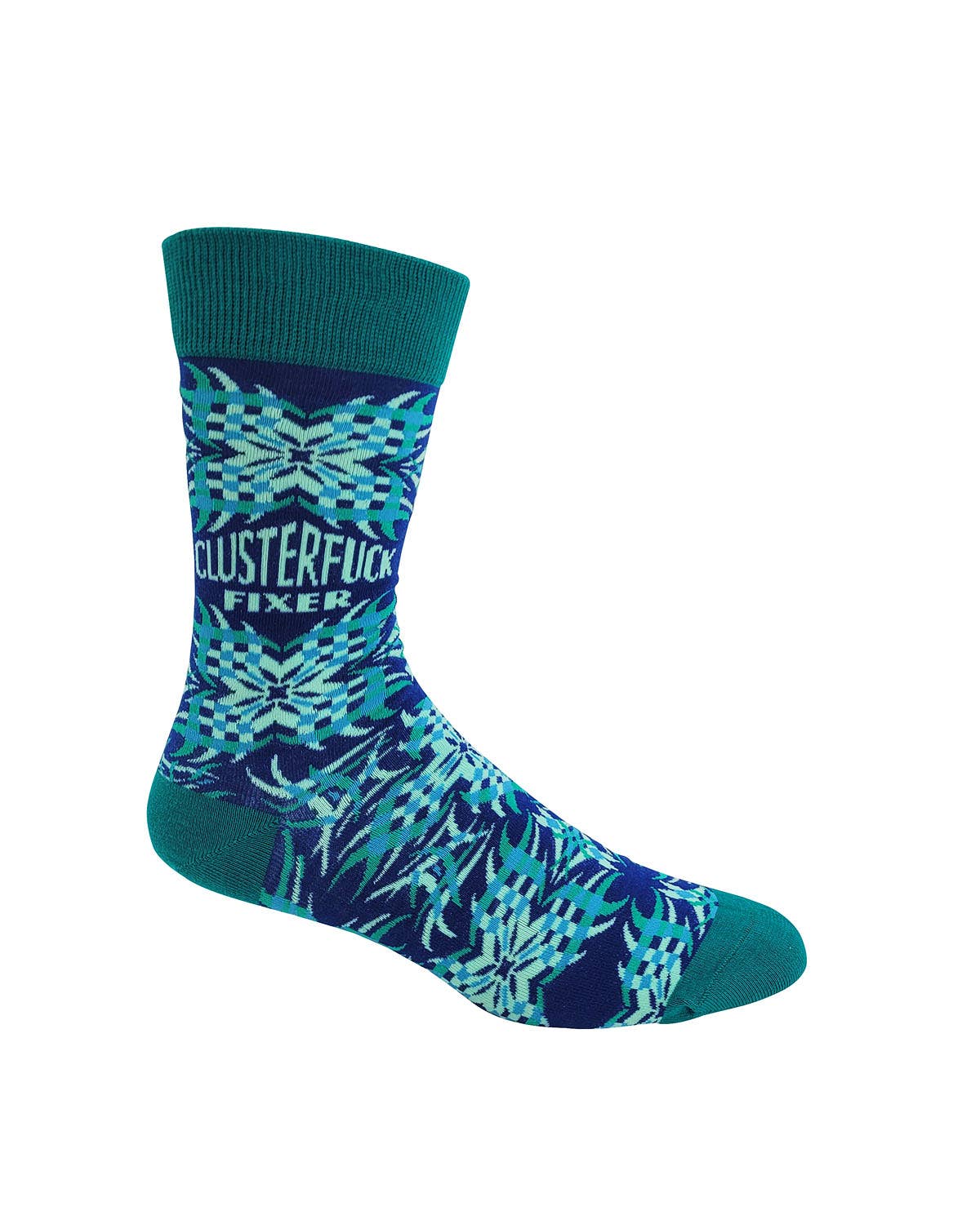 Clusterfuck Fixer Men's Novelty Crew Socks