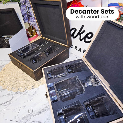 MakerFlo - 2 Glass Decanter Set: Single Set