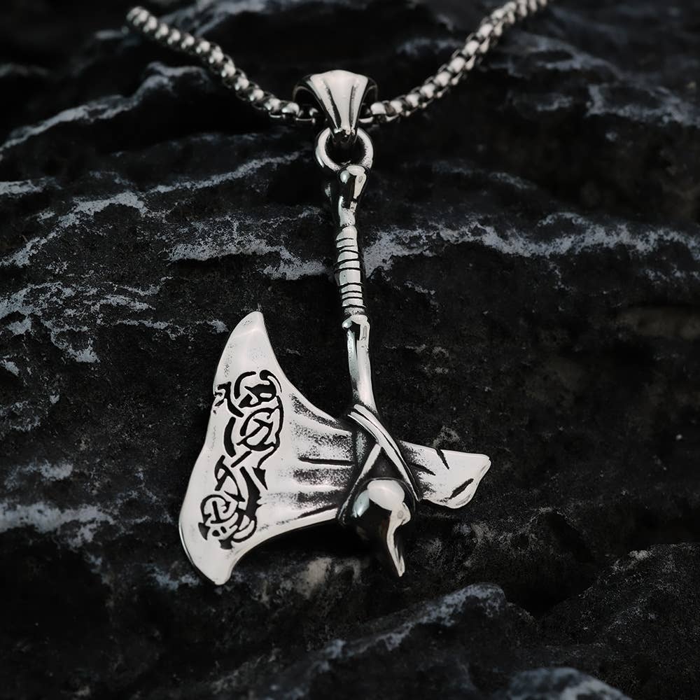 Gemcohub Necklace Viking Axe Pendant Necklace