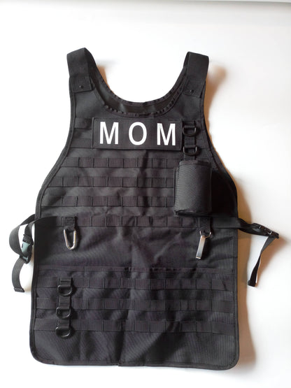 CALIBER GOURMET / CAMPCO - Tactical BBQ Apron W/ Carabiner and Bottle Opener