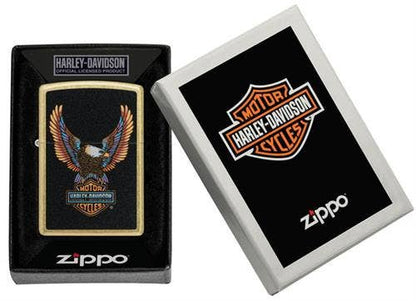 Scorpio Posters Scorpio Posters - Harley-Davidson Street Brass Zippo Lighter