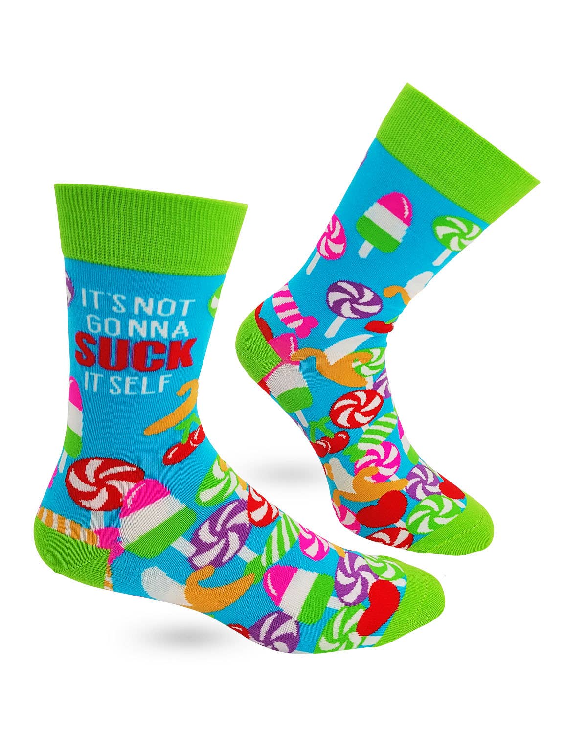 It's Not Gonna Suck Itself Men's Novelty Crew Socks