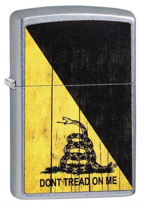 Scorpio Posters Scorpio Posters - Dont Tread on Me Street Chrome Zippo Lighter