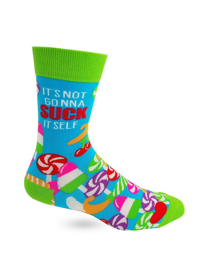 It's Not Gonna Suck Itself Men's Novelty Crew Socks