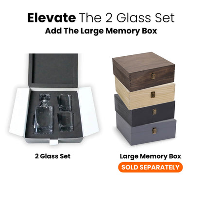 MakerFlo - 2 Glass Decanter Set: Single Set