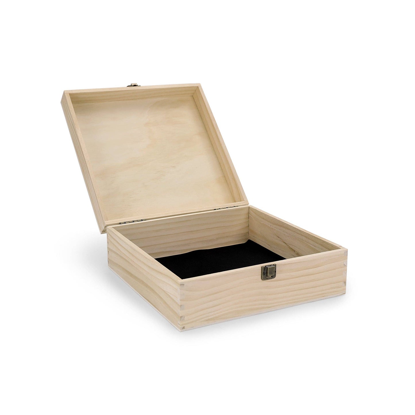 MakerFlo - Wood Memory Boxes, Large: Ebony (Black) / Singles