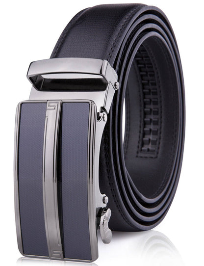 Access Denied Accessories Access Denied Accessories - Microfiber Leather Ratchet Belt: Gray