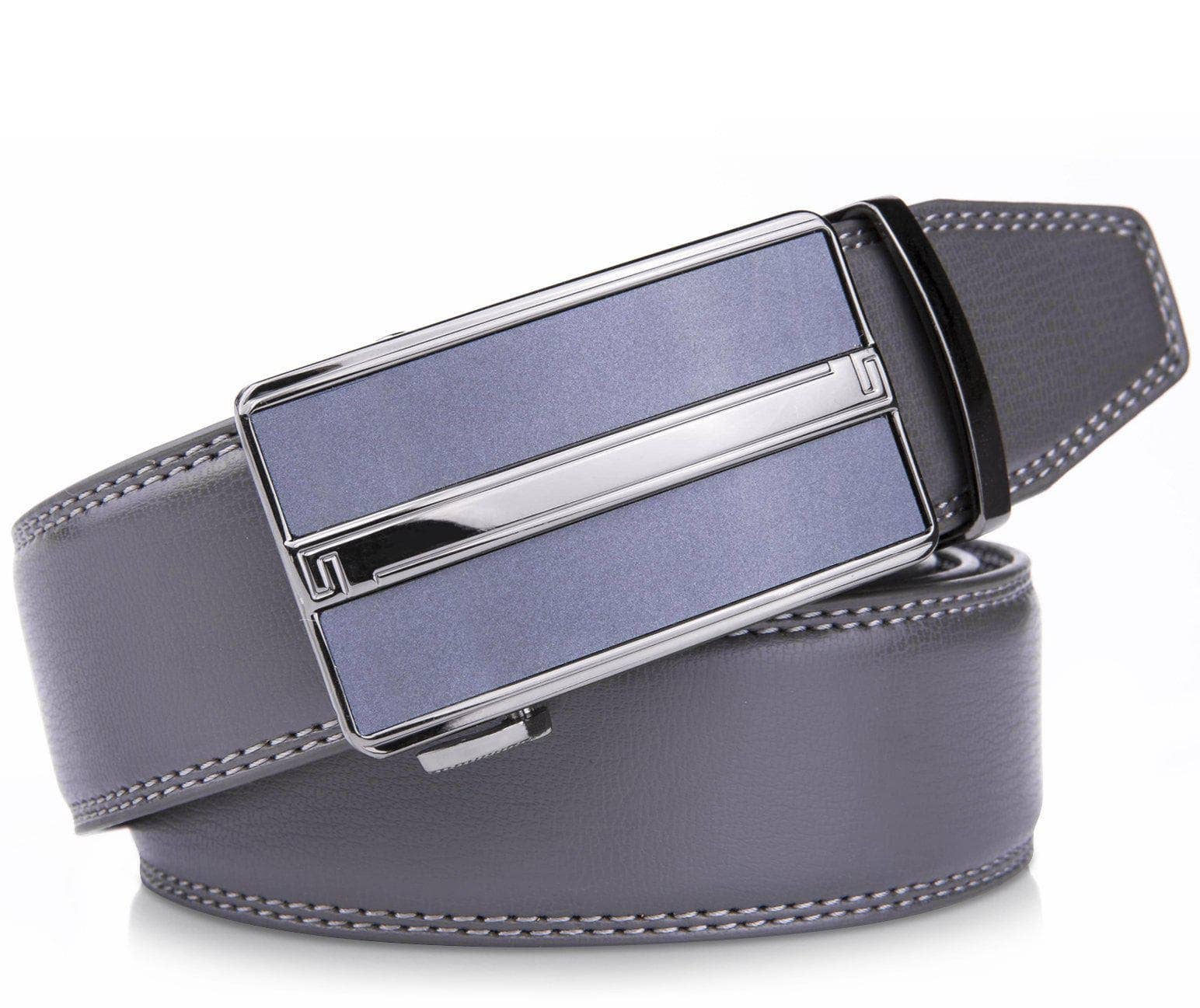 Access Denied Accessories Access Denied Accessories - Microfiber Leather Ratchet Belt: Gray