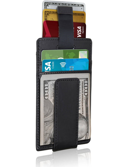 Access Denied Accessories Access Denied Accessories - Money Clip Card Holder With Pull Strap: Brown Crazyhorse