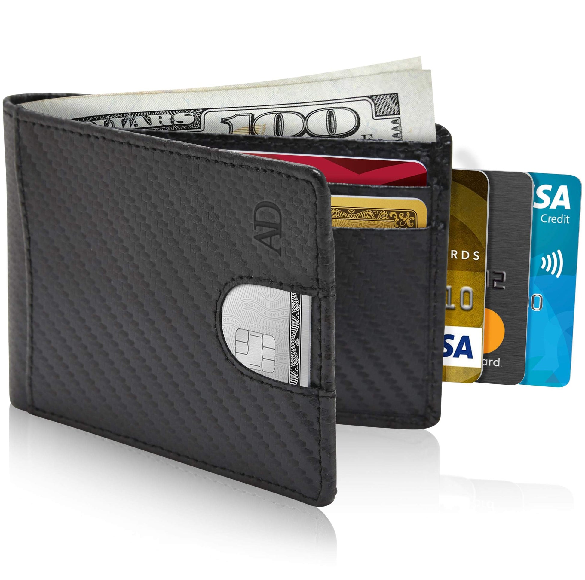 Access Denied Accessories Access Denied Accessories - Pull Strap Bifold Wallet: Black