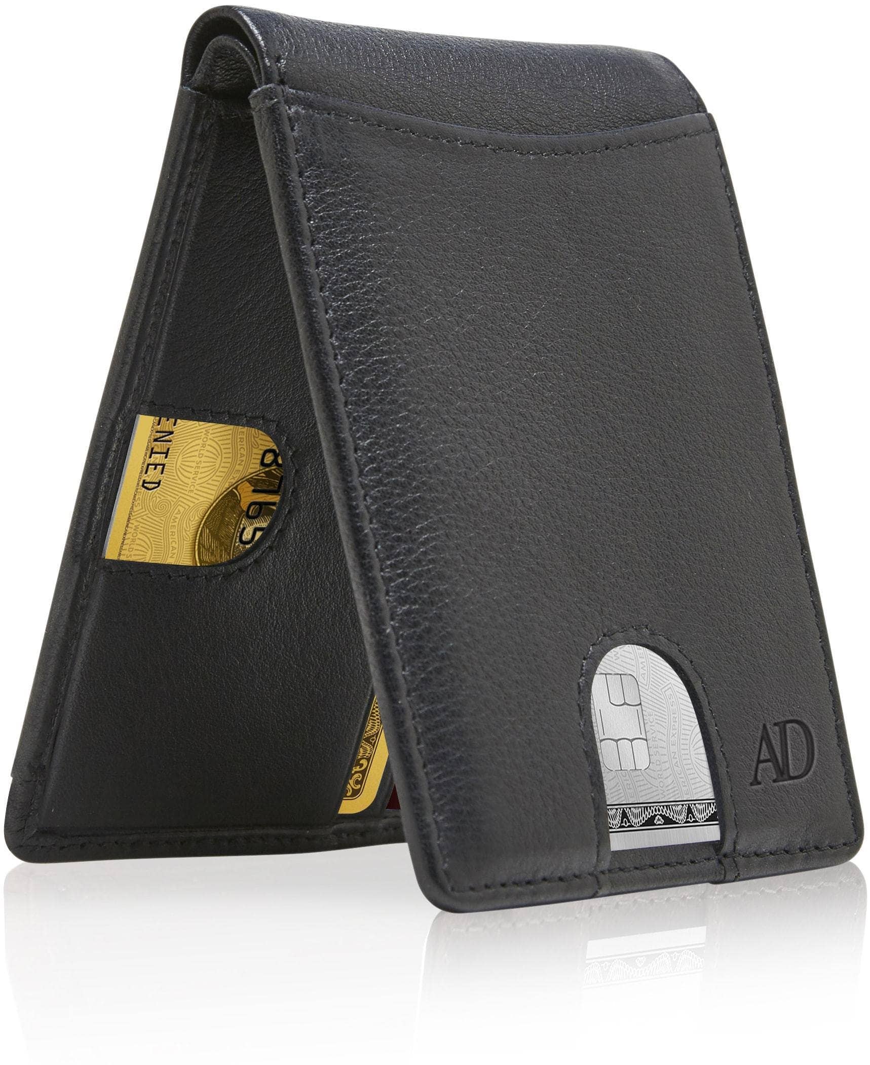 Access Denied Accessories Access Denied Accessories - Pull Strap Bifold Wallet: Black Carbonfiber