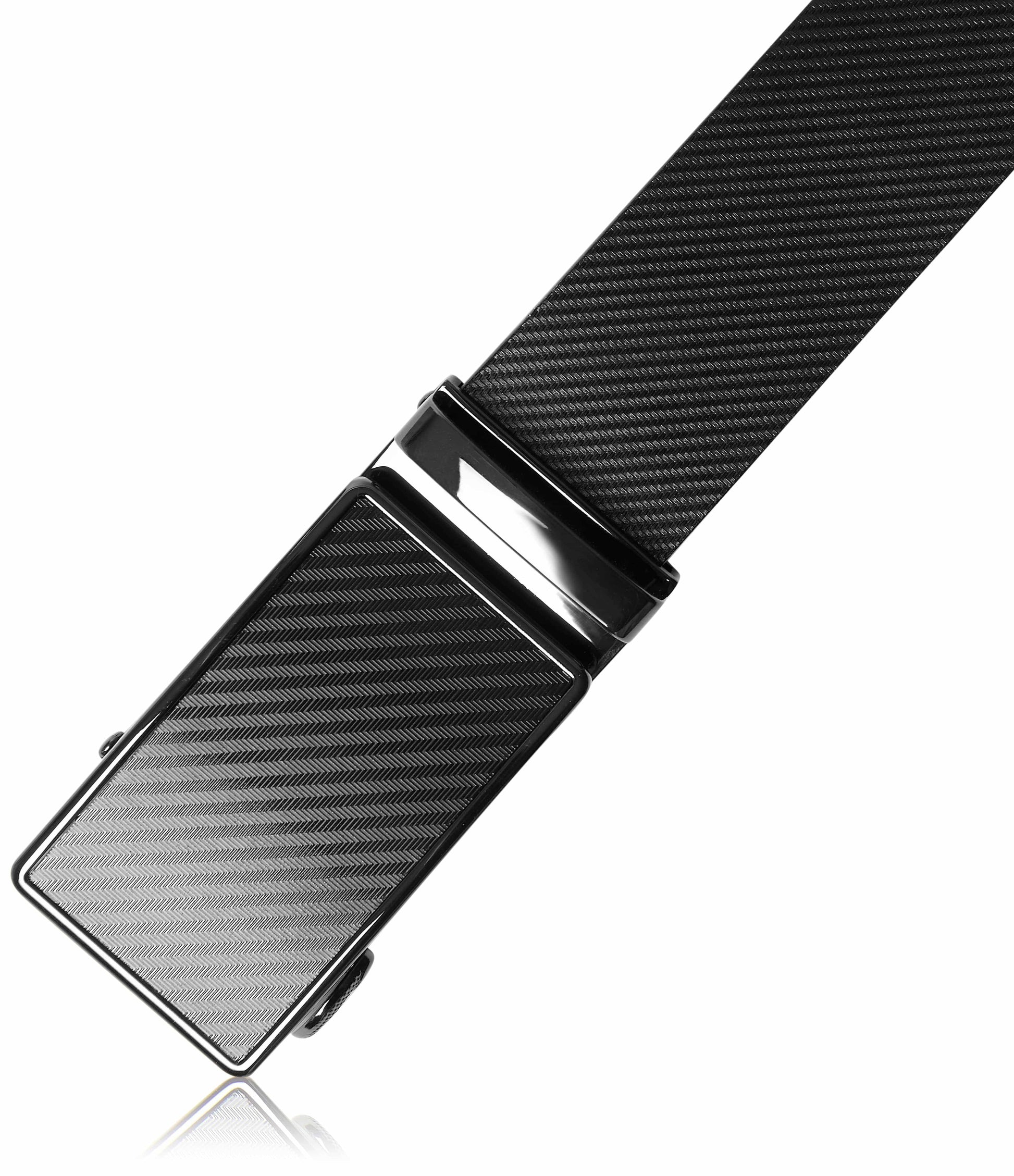 Access Denied Accessories Access Denied Accessories - Real Leather Mens Ratchet Belts For Men Adjustable Buckle : White