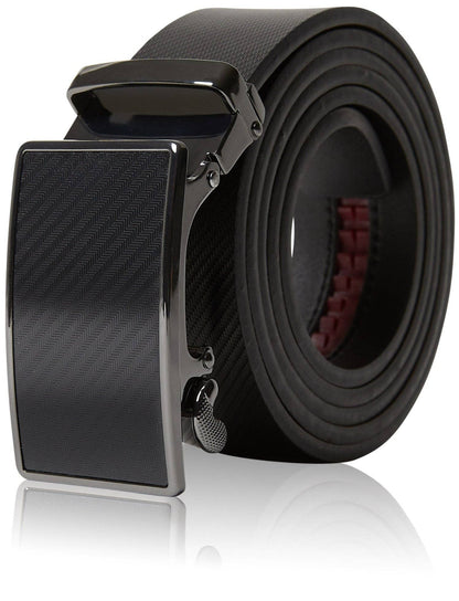 Access Denied Accessories Access Denied Accessories - Real Leather Mens Ratchet Belts For Men Adjustable Buckle : White