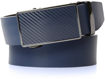 Access Denied Accessories Access Denied Accessories - Real Leather Mens Ratchet Belts For Men Adjustable Buckle : White