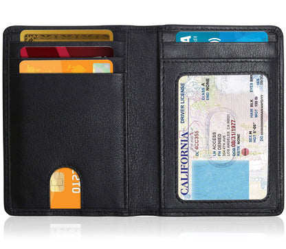 Access Denied Accessories Access Denied Accessories - Slim Bifold Wallet With Pull Strap: Black