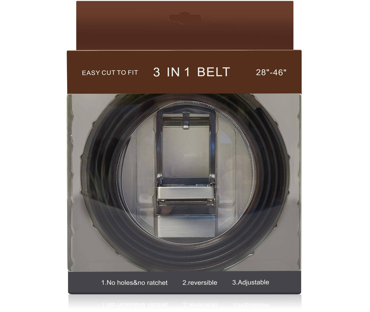 Access Denied Accessories Access Denied Accessories - Summer Accessories Men's Gifts 3 in 1 Leather Belt: Black/Brown