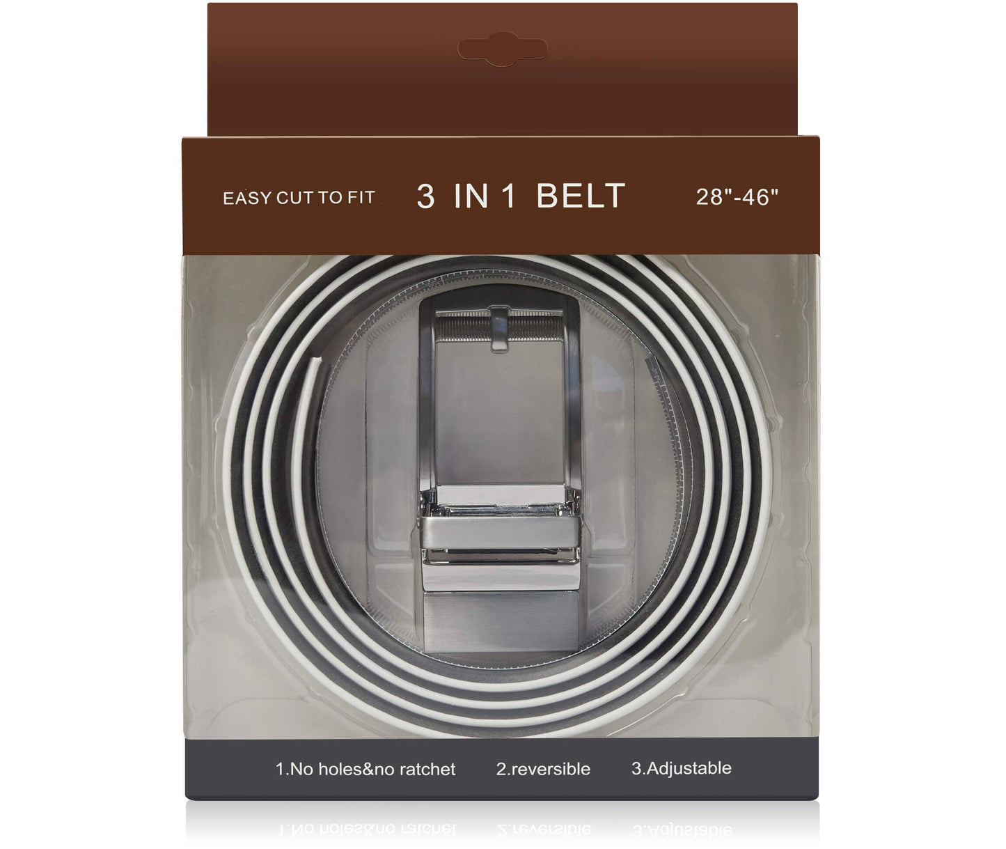 Access Denied Accessories Access Denied Accessories - Summer Accessories Men's Gifts 3 in 1 Leather Belt: Black/Brown