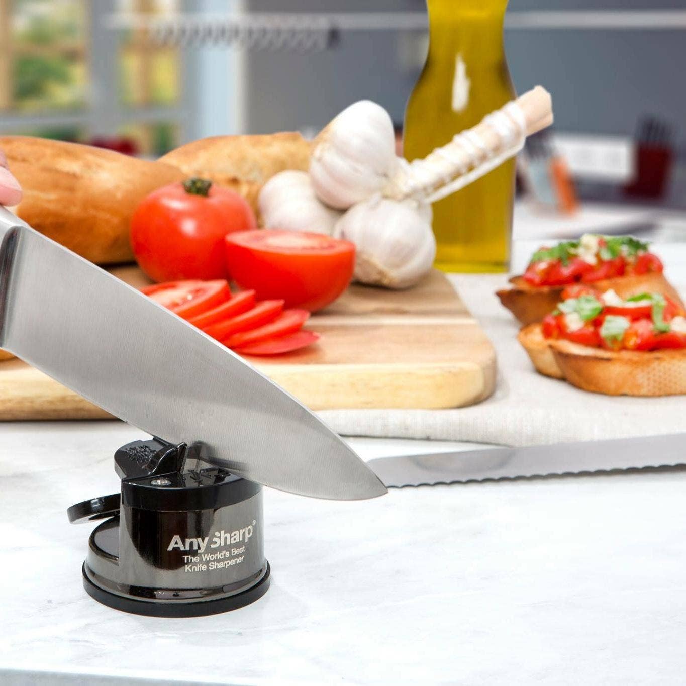 AnySharp AnySharp - AnySharp Chef - Wolfram Knife Sharpener: Wolfram