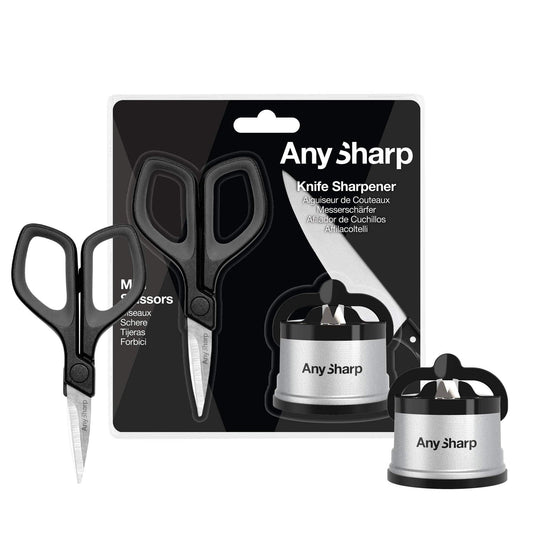 AnySharp AnySharp - AnySharp Premium Combo Pack - Editions Sharpener & Mini Scissors