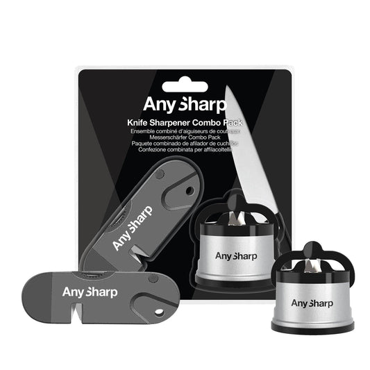 AnySharp AnySharp - AnySharp Premium Combo Pack - Editions Sharpener & Tactical Pocket Knife Sharpener