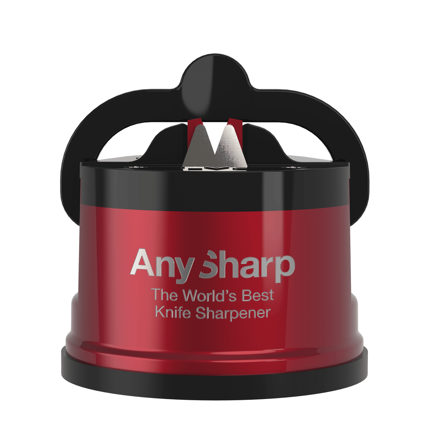 AnySharp Knife Sharpeners AnySharp - AnySharp Pro - Metallic Red Knife Sharpener: Red