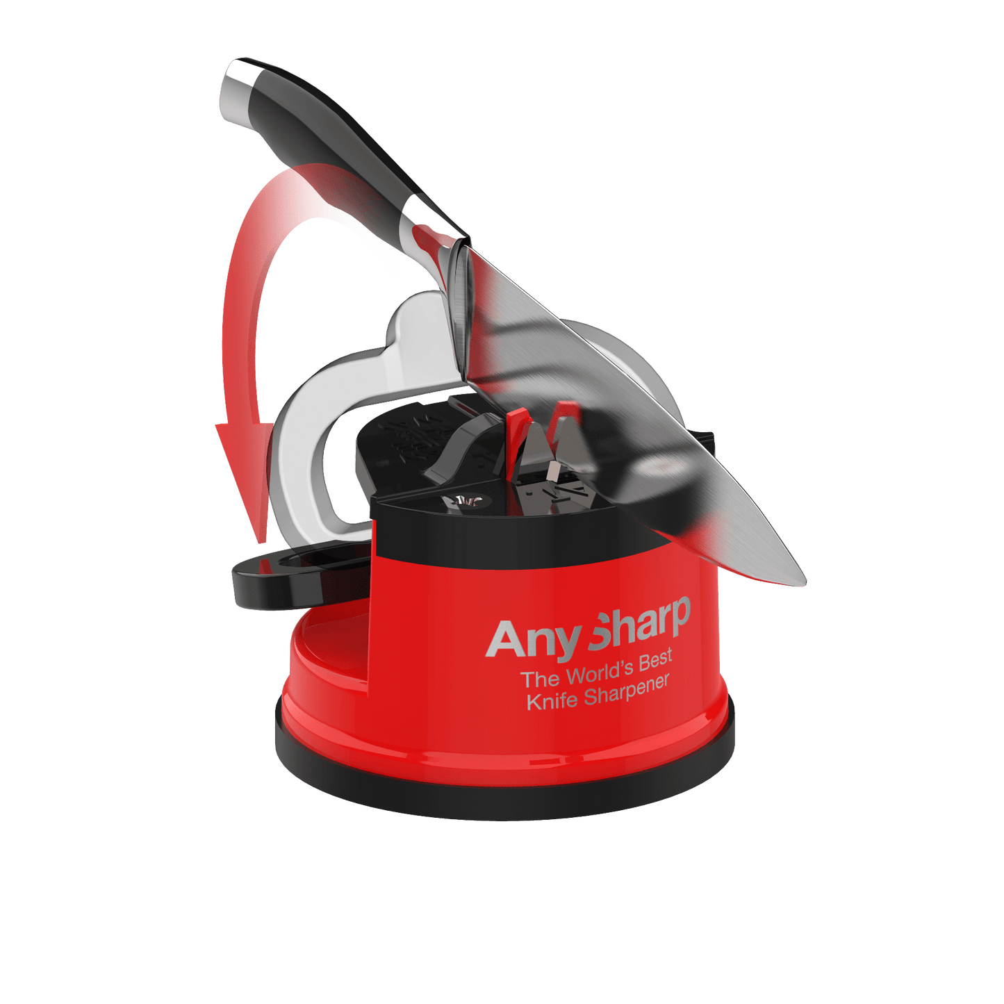 AnySharp Knife Sharpeners AnySharp Edition - Red Knife Sharpener: Red