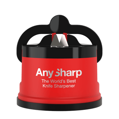 AnySharp Knife Sharpeners AnySharp Pro - Matte Red Knife Sharpener