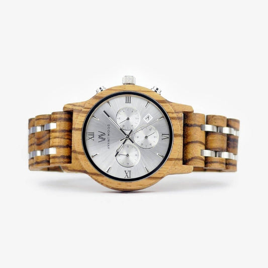 AvantWood AvantWood - Chrono S - Orient Silver - Men's Watch